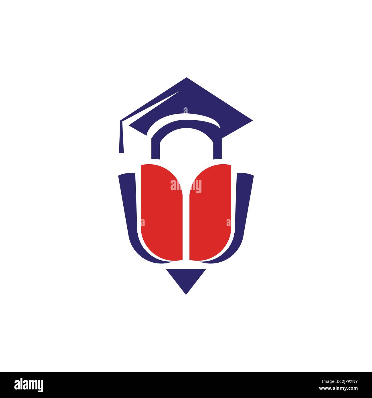 Graduierte Logo universelle Symbol Bildung Symbol Vektor Stock Vektor
