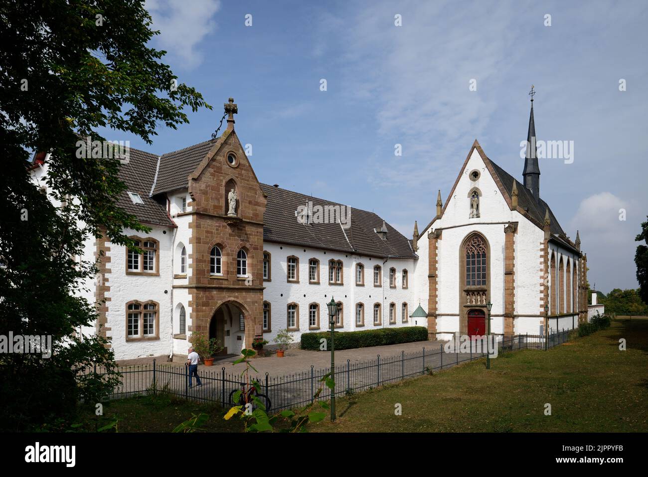 Kloster Mariawald, ehemaliges Trappistenkloster in den eifelwäldern um Kermeter Stockfoto