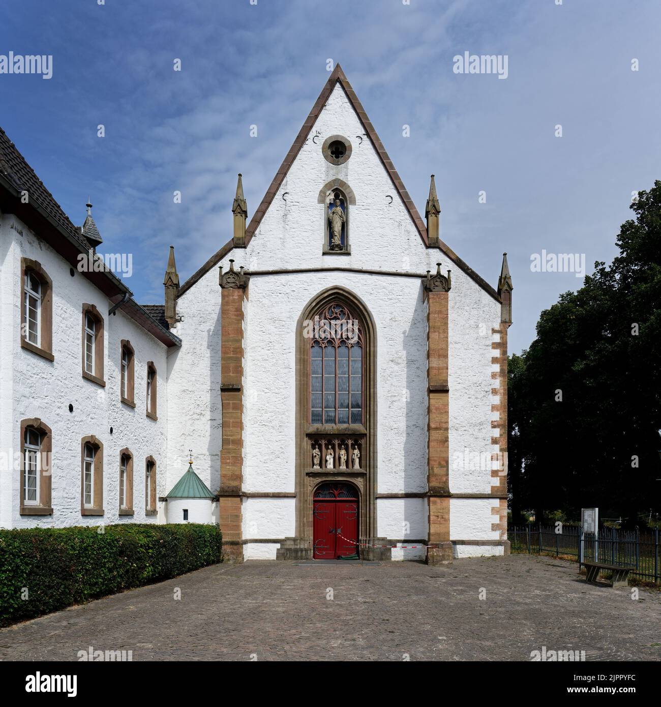 Kloster Mariawald, ehemaliges Trappistenkloster in den eifelwäldern um Kermeter Stockfoto