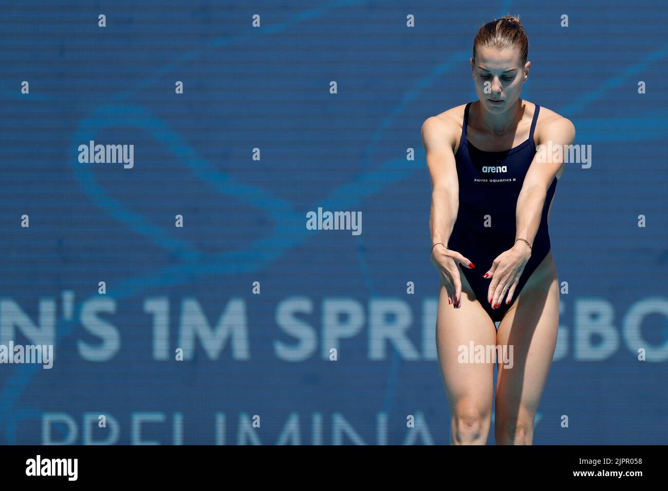 Rom, Italien, 16.. August 2022. Michelle Heimberg aus der Schweiz tritt