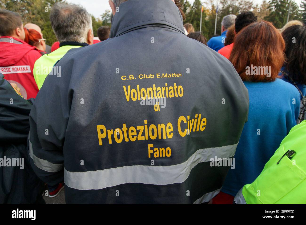 Bukarest, Rumänien - 18. Oktober 2018: Teams bei EU-Modulübungen 'EU MODEX 2018' städtische Such- und Rettungsübung zum Katastrophenschutz. Dieses Bild ist f Stockfoto