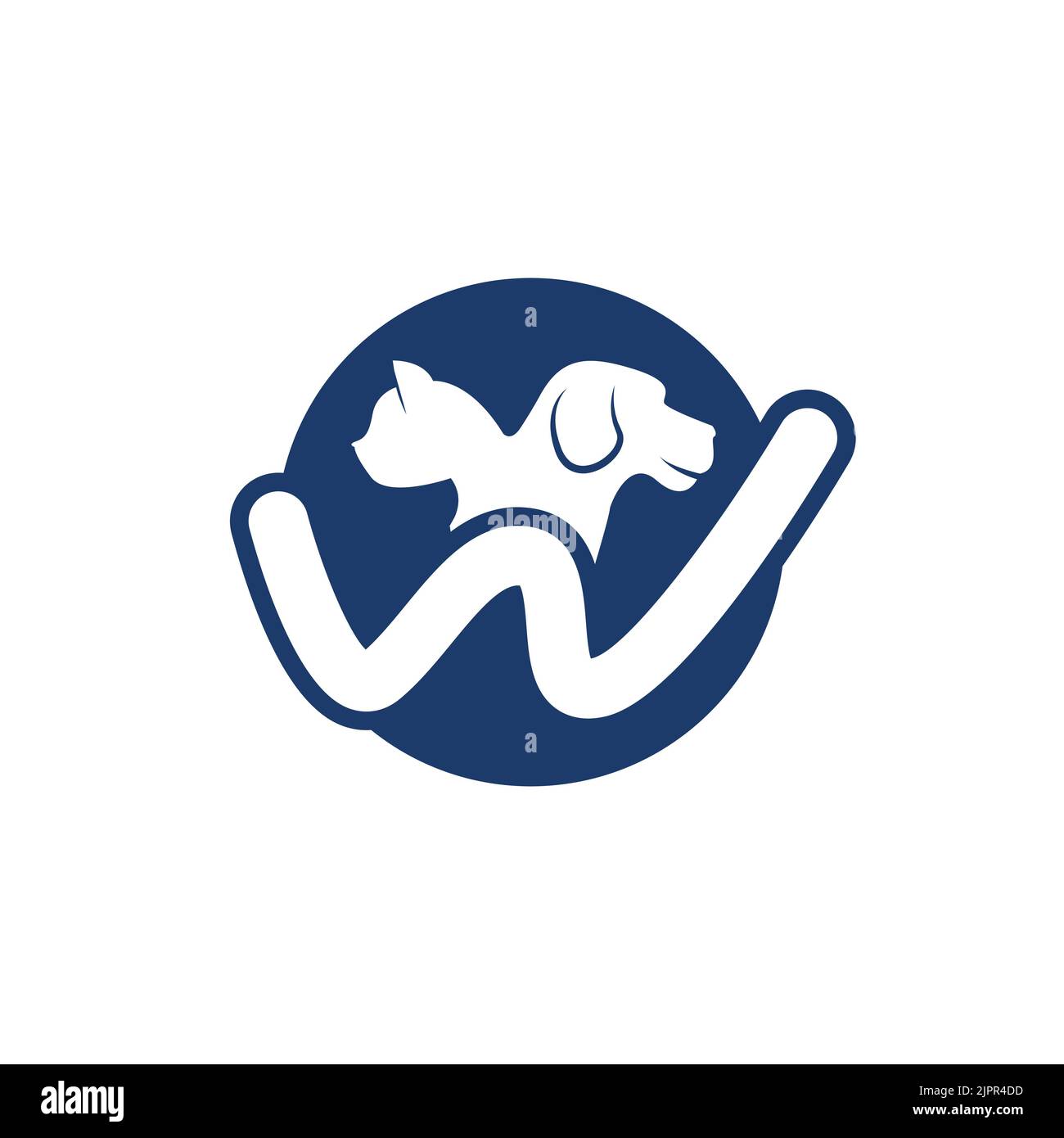 Tierklinik Logo, Tier, Krankenhaus, Haustier Stock Vektor