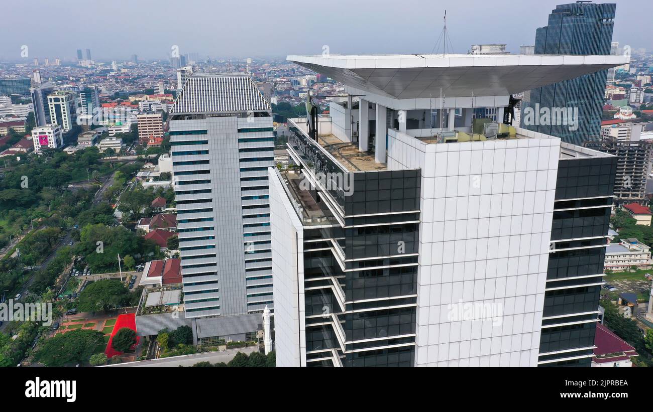 Die Gebäudefassade der Nationalbibliothek der republik Indonesien Stockfoto
