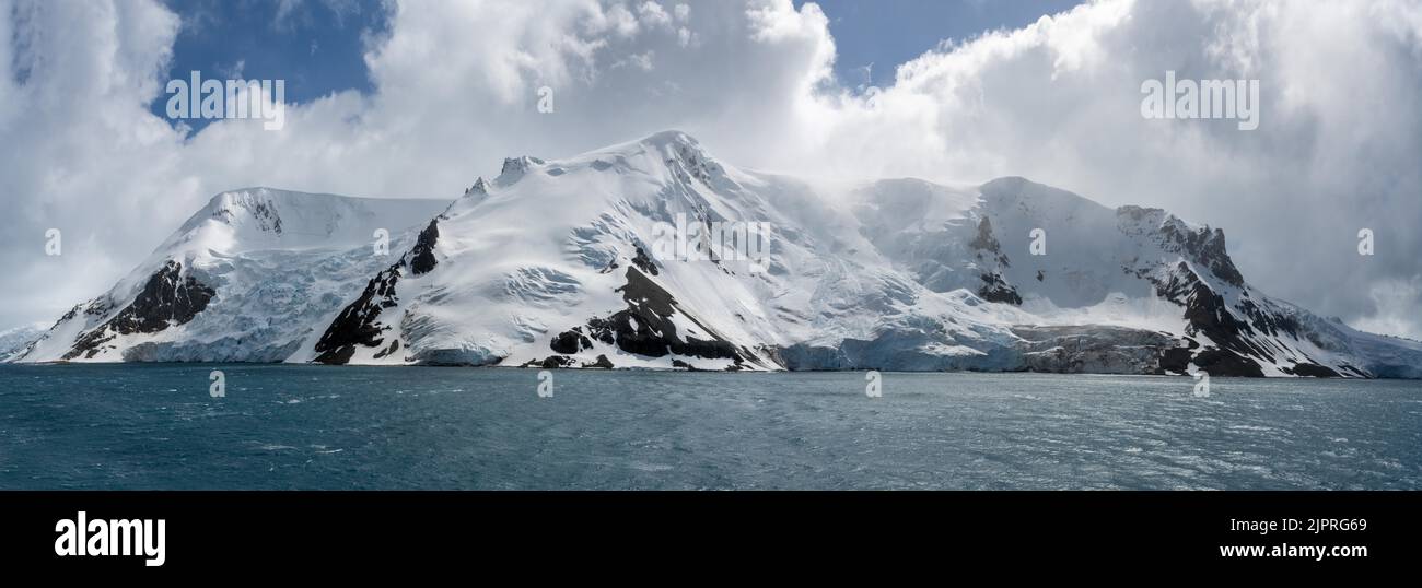 South Shetland Island Gletscherlandschaft Panorama Antarktis Stockfoto
