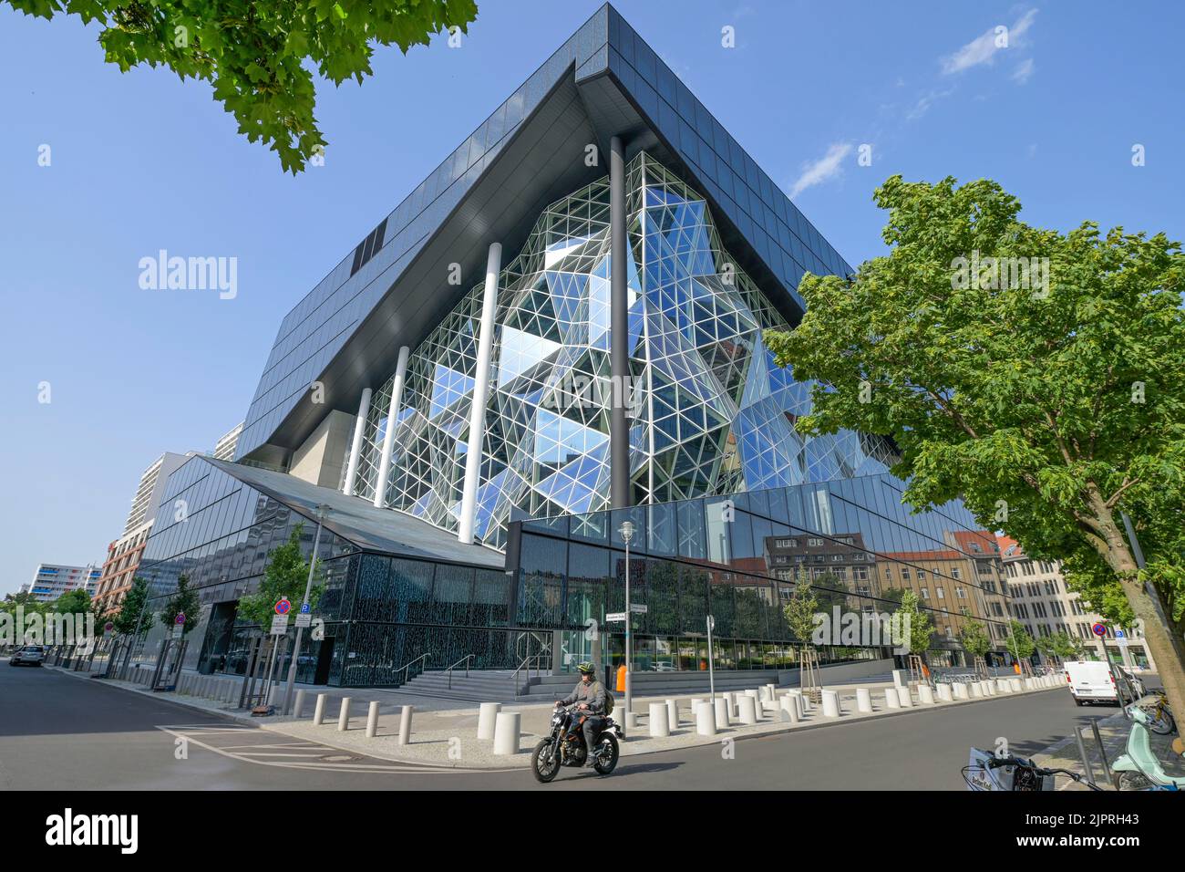 Neubau Springer-Verlag, Axel-Springer-Straße, Zimmerstraße, Kreuzberg, Friedrichshain-Kreuzberg, Berlin, Deutschland Stockfoto