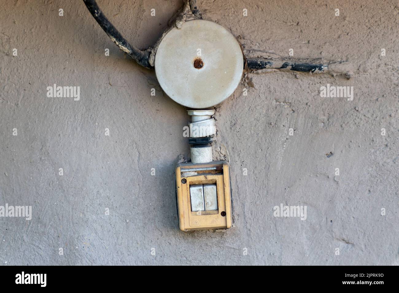 Vintage-Schalter Stockfoto