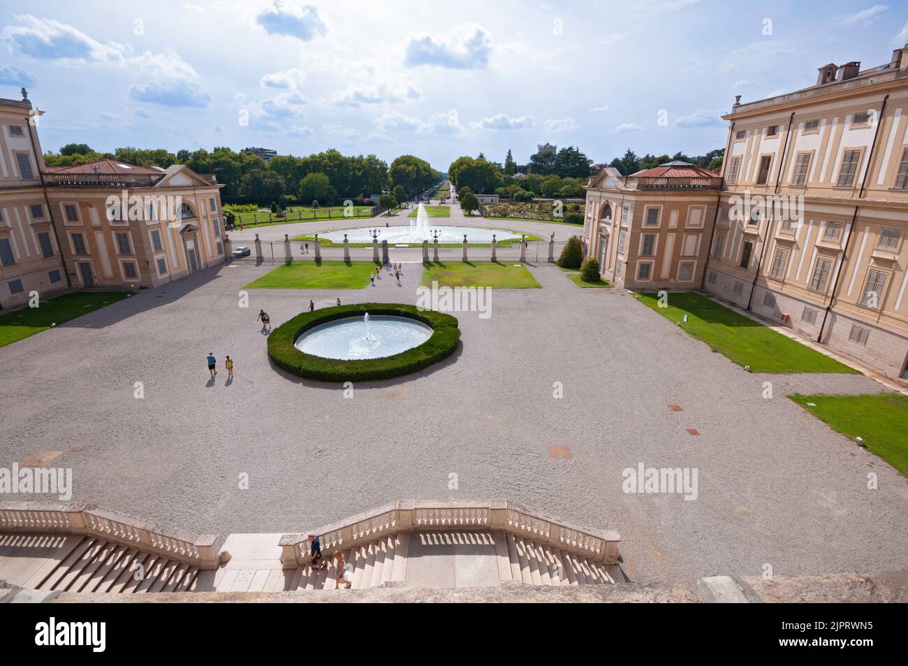 Italien, Lombardei, Monza, Villa reale, Königlicher Palast von Giuseppe Piermarini Architekt Datum 1780 Stockfoto