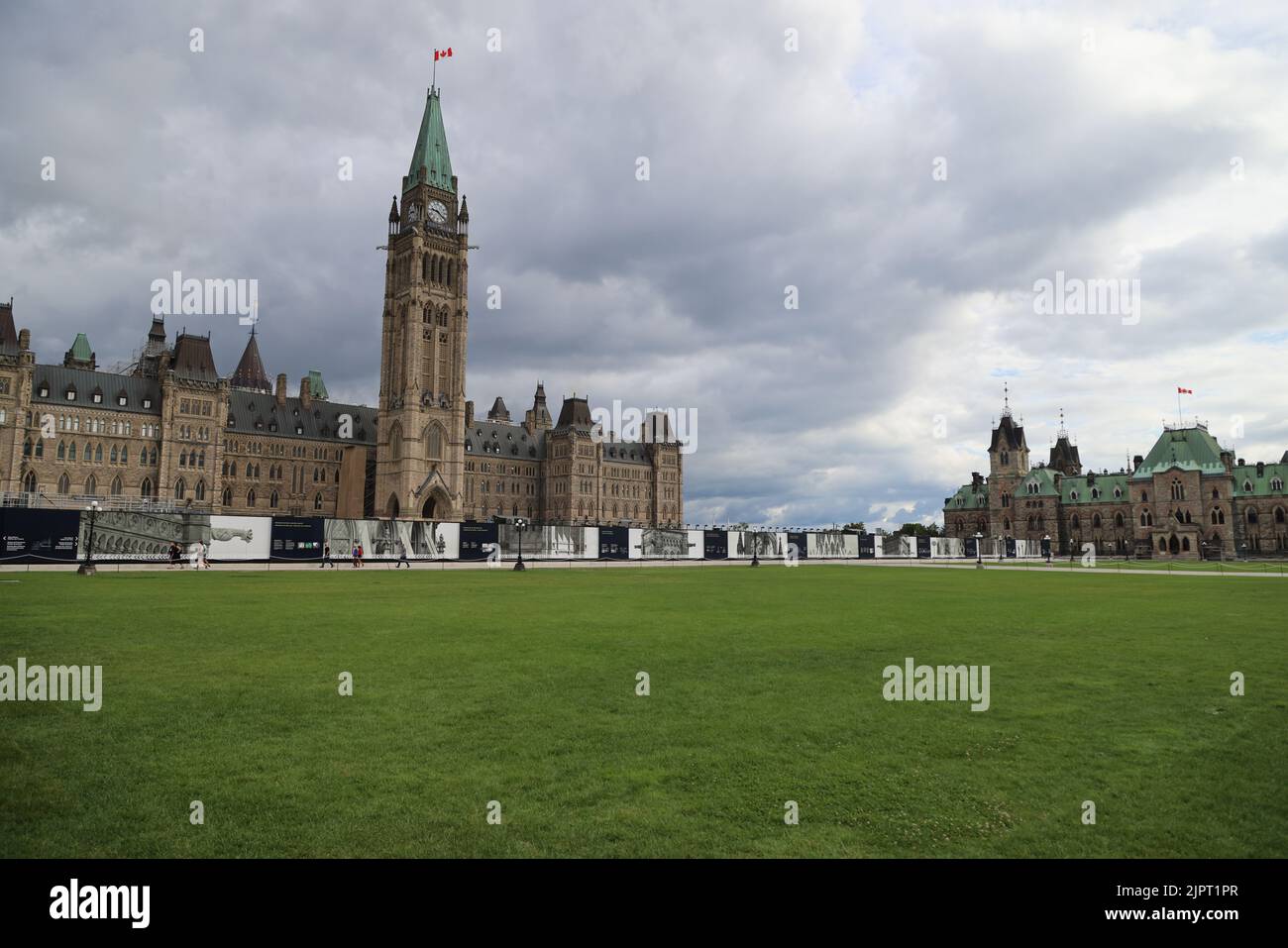 Das Hauptquartier des kanadischen Parlaments, Ottawa Stockfoto