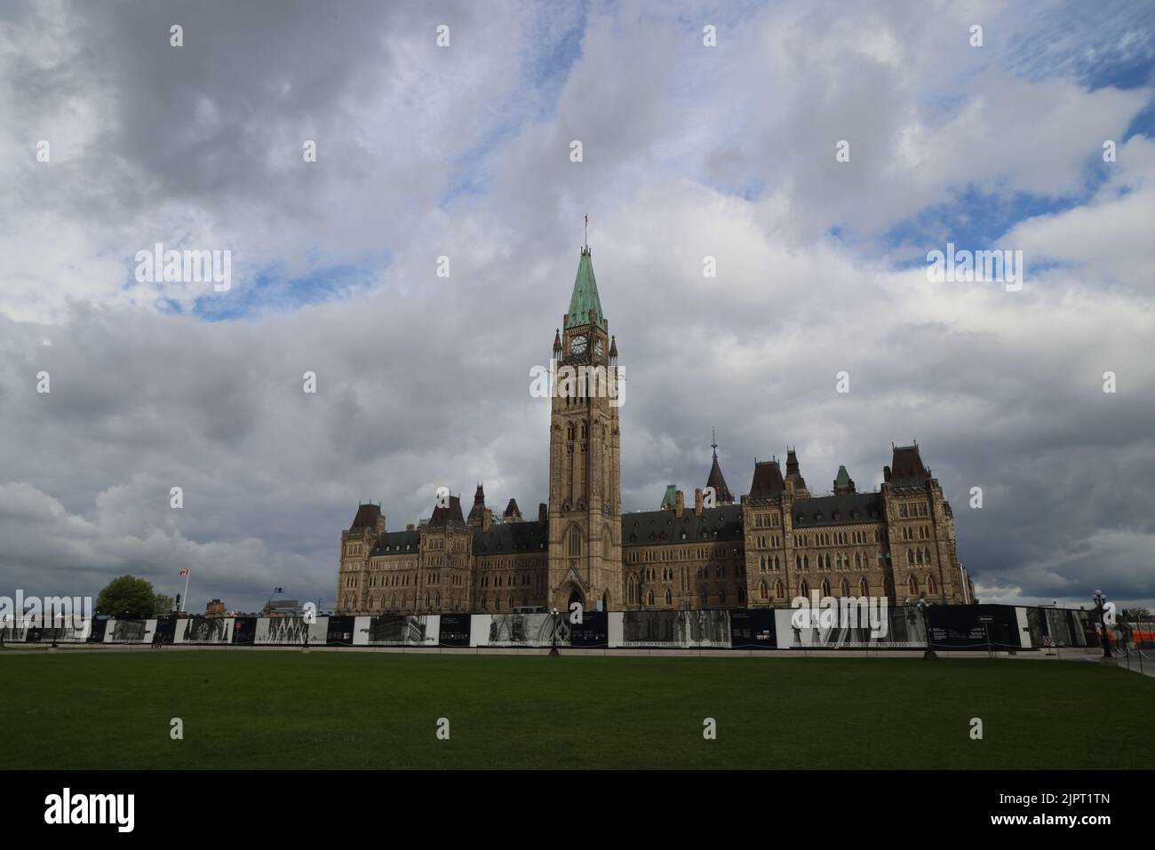 Das Hauptquartier des kanadischen Parlaments, Ottawa Stockfoto