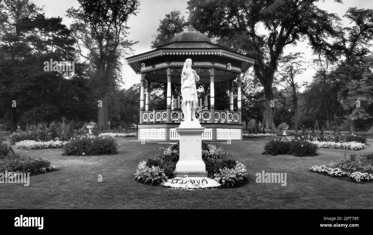 Halifax Public Gardens im Sommer. Stockfoto