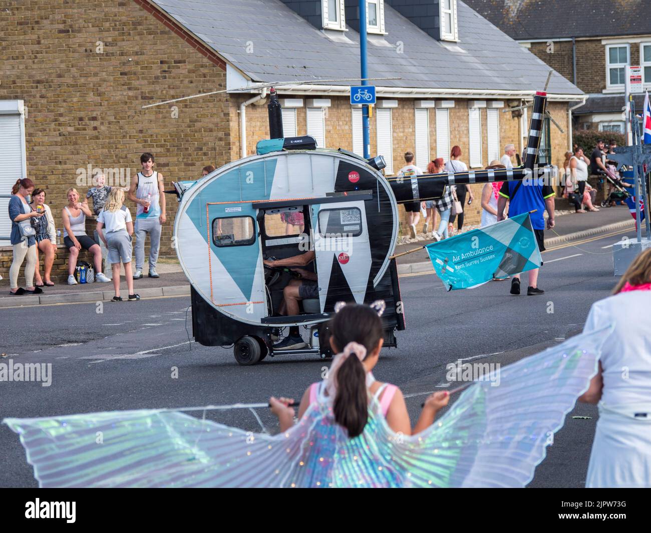 Sheerness, Kent, Großbritannien. 20. August 2022. Bilder vom alljährlichen Sommerkarneval in Sheerness, Kent, heute Nachmittag. Kredit: James Bell/Alamy Live Nachrichten Stockfoto