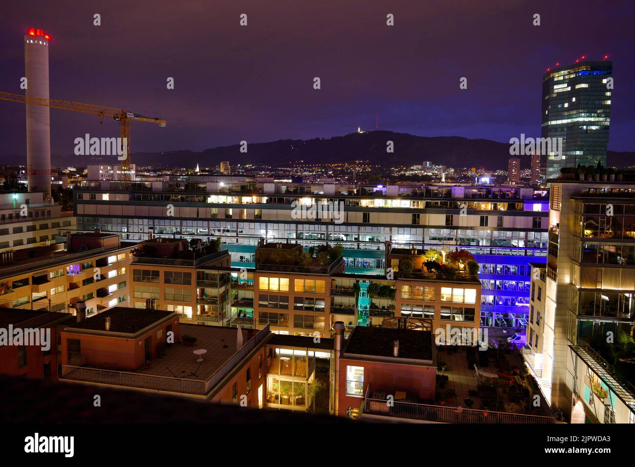 Industriequartier, Bezirk 5, Zürich, Schweiz, August 2022 Stockfoto