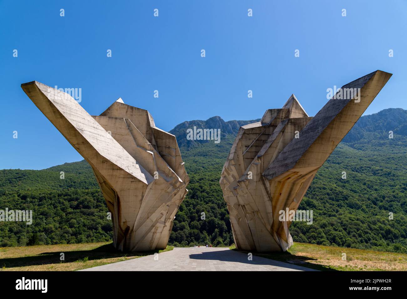 Direktreise. Urlaubsreisen Bosna nad hercegovina im Sommer 2022 Stockfoto