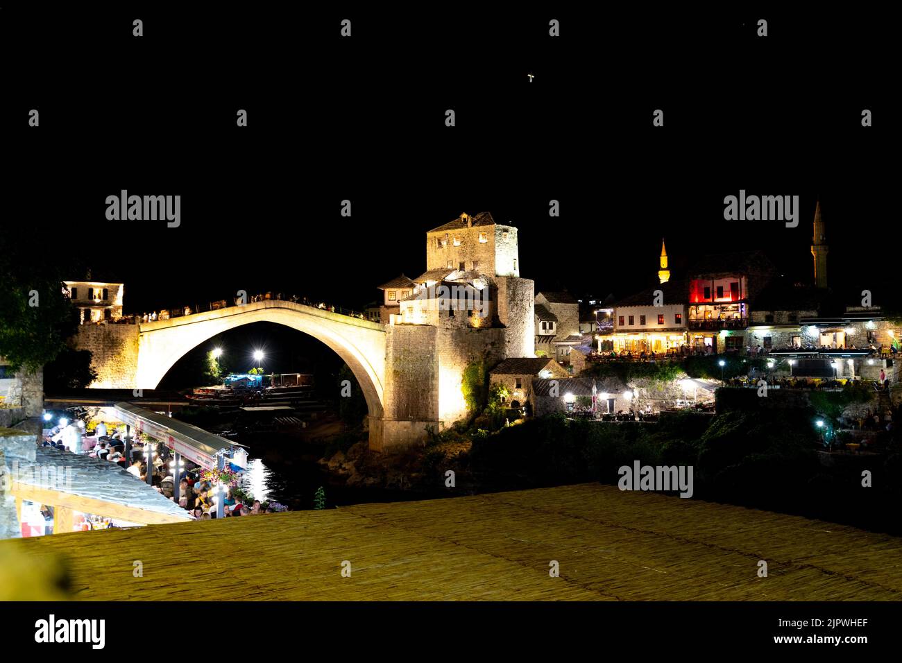 Mostar in Bosnien und Herzegowina im Sommer Stockfoto
