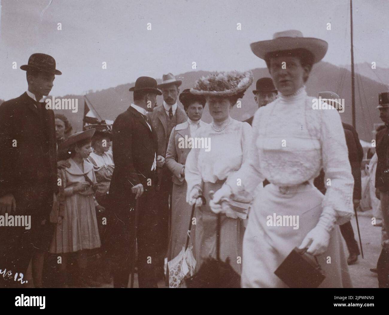 Die Hochzeitsfeier von Großherzog Friedrich Franz IV. Von Mecklenburg-Schwerin und Prinzessin Alexandra von Hannover Stockfoto