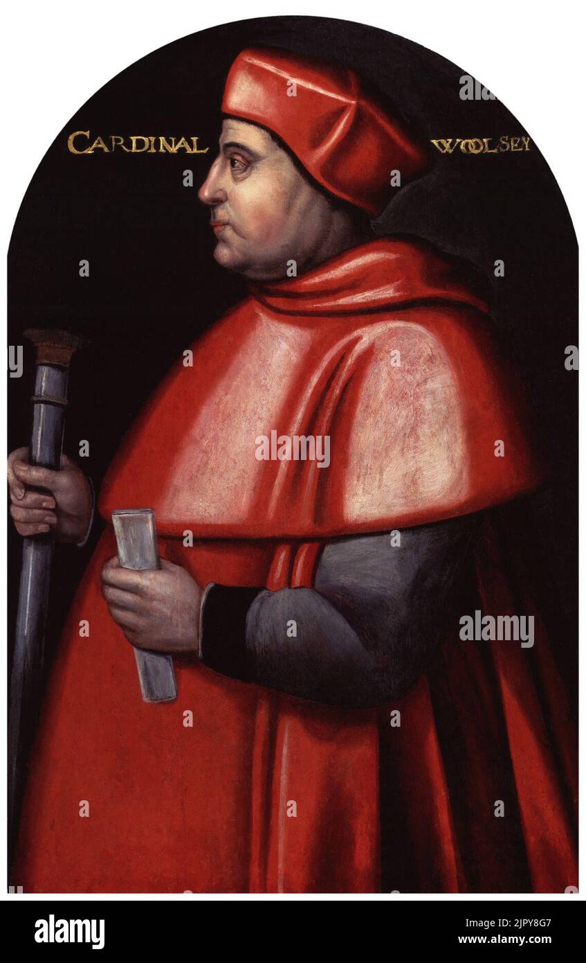 Thomas Wolsey (1473-1530) Stockfoto
