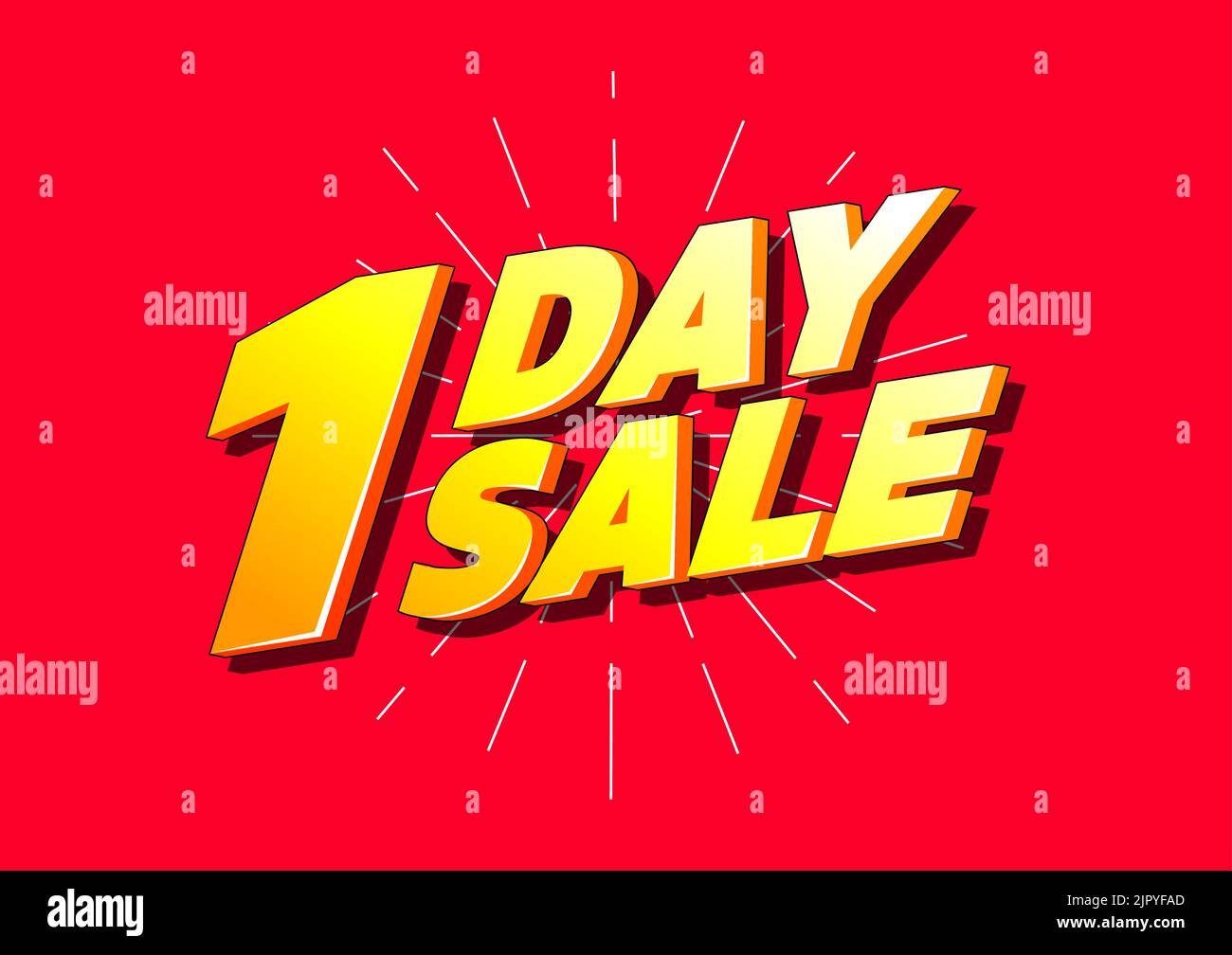 Tagesangebot. Sonderangebot – Preisbanner. Stock Vektor