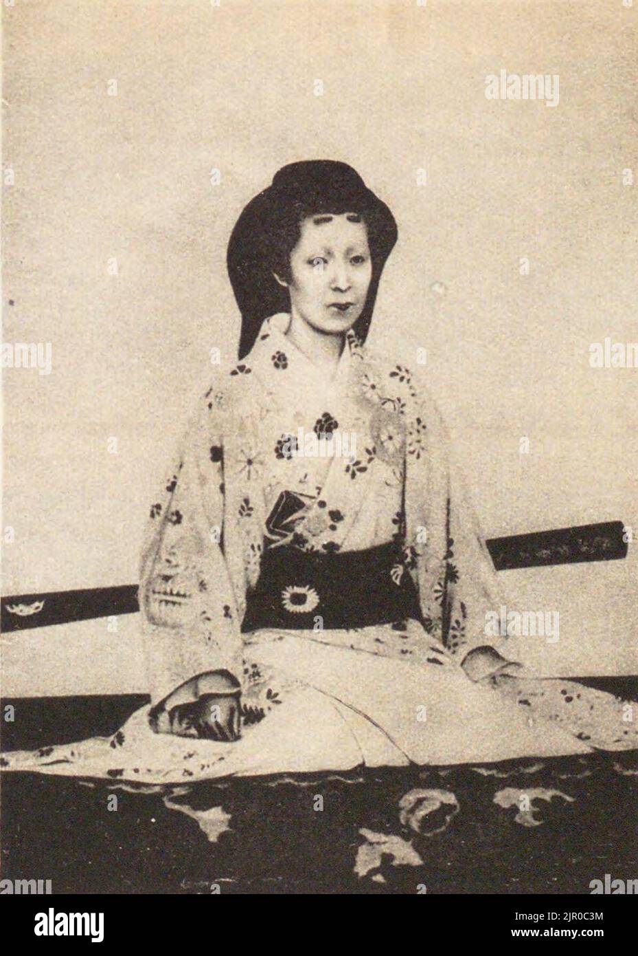 Tokugawa Mikako vor der Meiji-Restauration Stockfoto