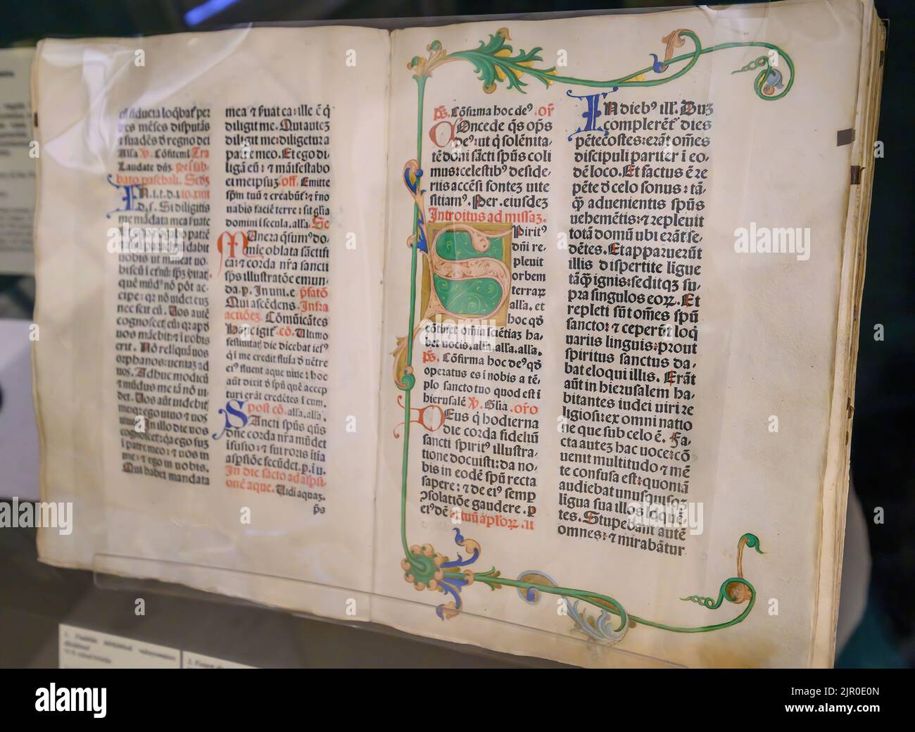 Budapest, Ungarn. Artefakte und Interieur des Ungarischen Nationalmuseums - Nationalmuseum für Geschichte, Kunst und Archäologie Stockfoto