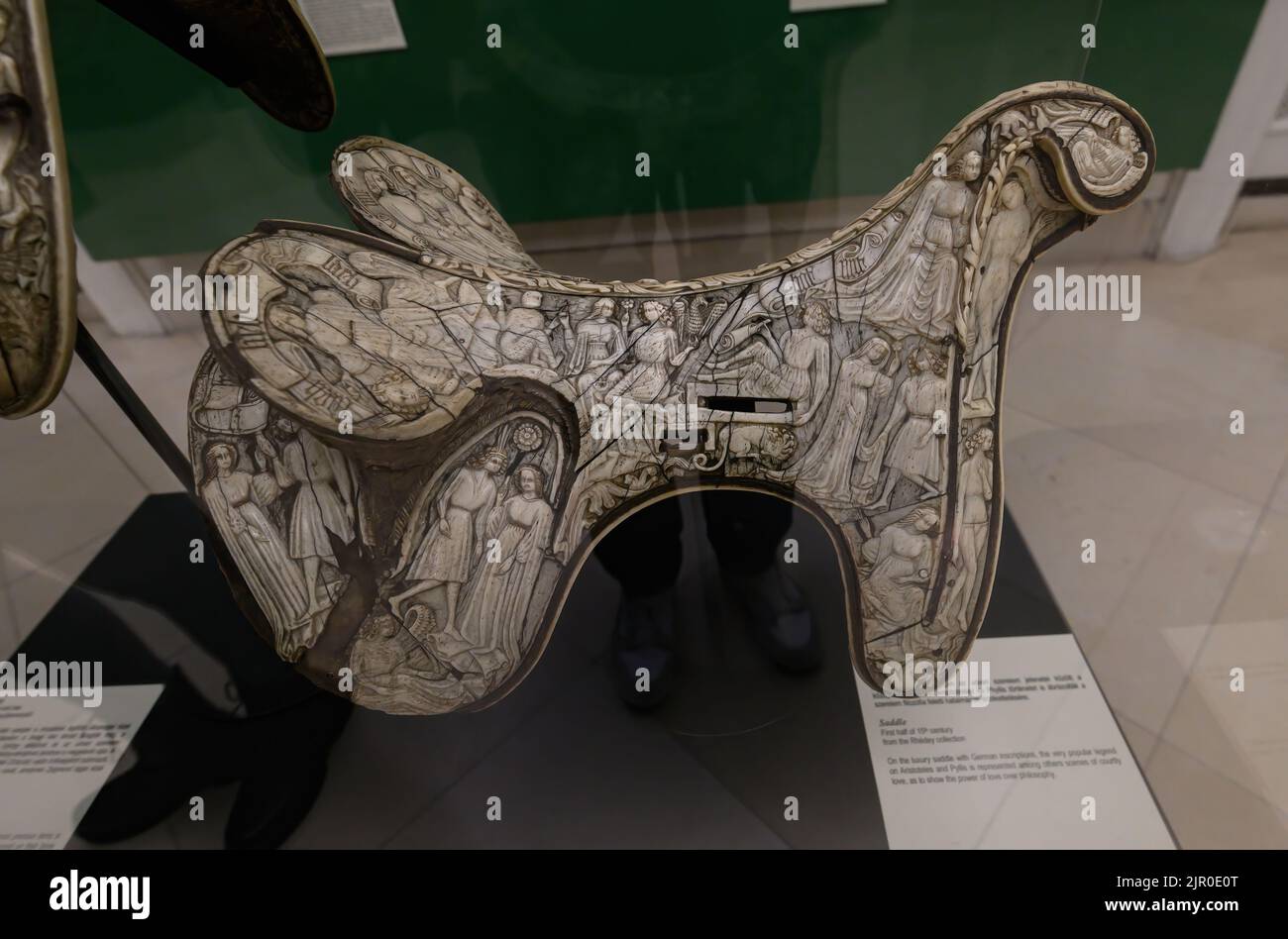 Budapest, Ungarn. Artefakte und Interieur des Ungarischen Nationalmuseums - Nationalmuseum für Geschichte, Kunst und Archäologie Stockfoto