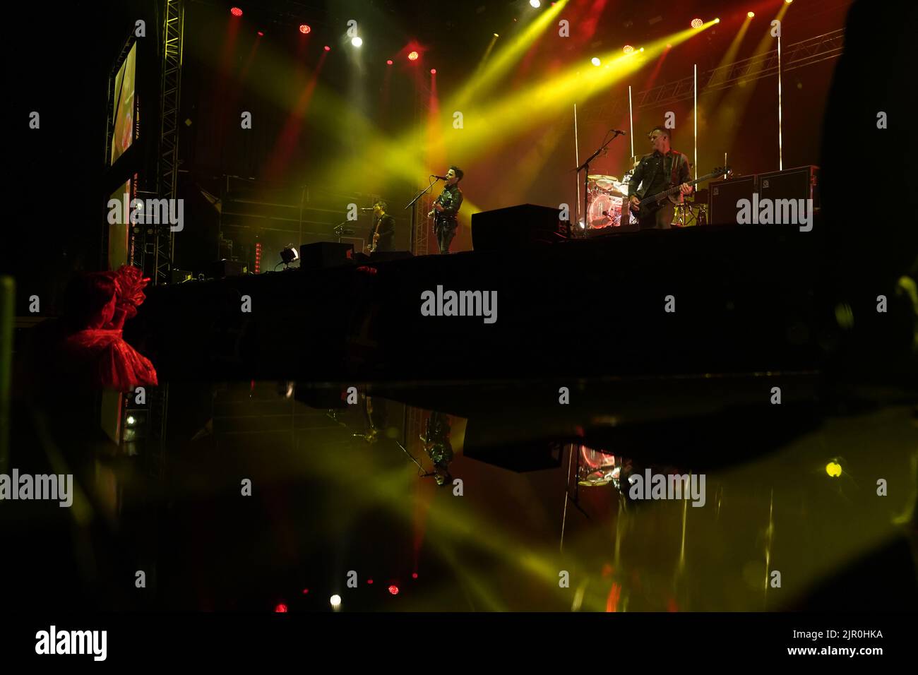 Die Stereophonics treten während des Hardwick Live Festivals im Hardwick Country Park in Sedgefield, Stockton-on-Tees, auf der Hauptbühne auf. Bilddatum: Samstag, 20. August 2022. Stockfoto