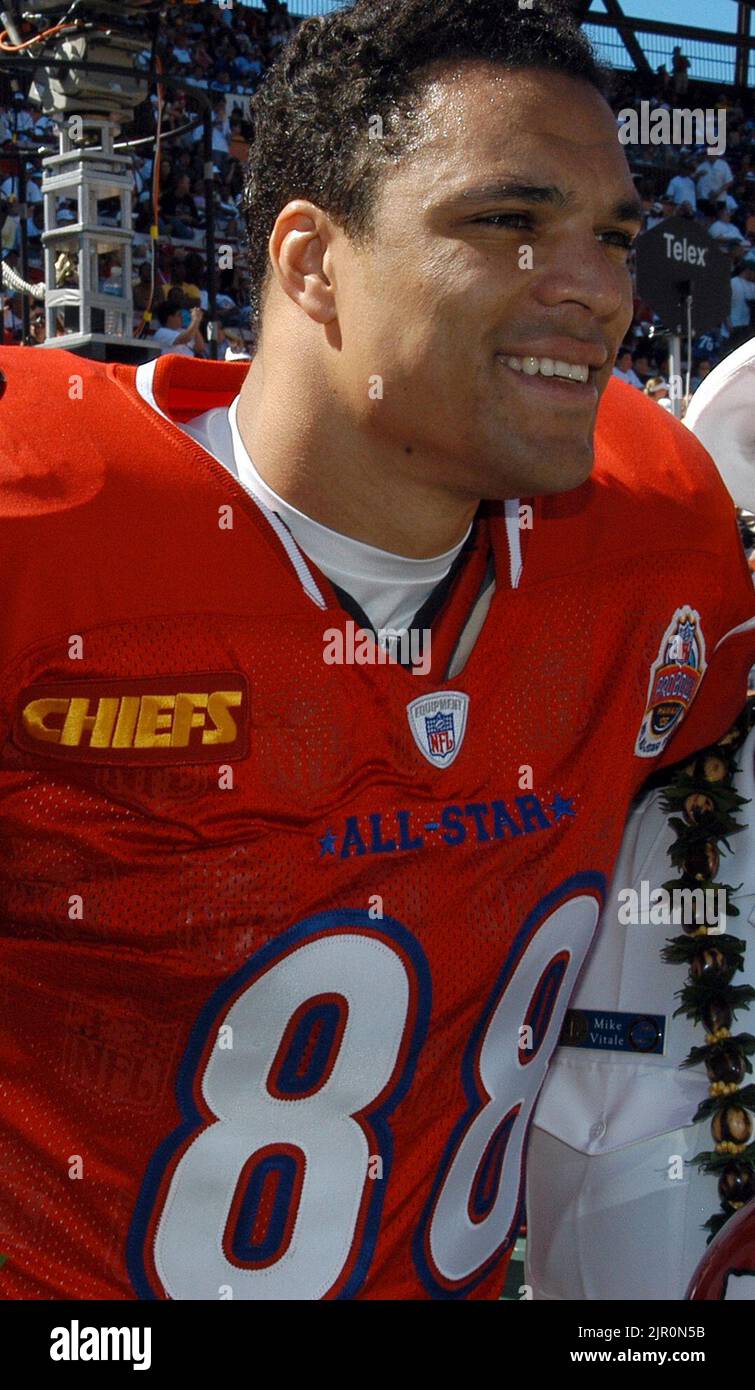 Tony Gonzalez beim 2005 Pro Bowl 050213-N-3019M-002 Stockfoto