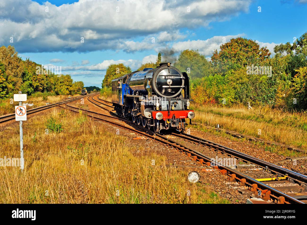 A1 No 60163 Tornado at Eaglescliffe, Stockton on Tees, Cleveland, England Stockfoto