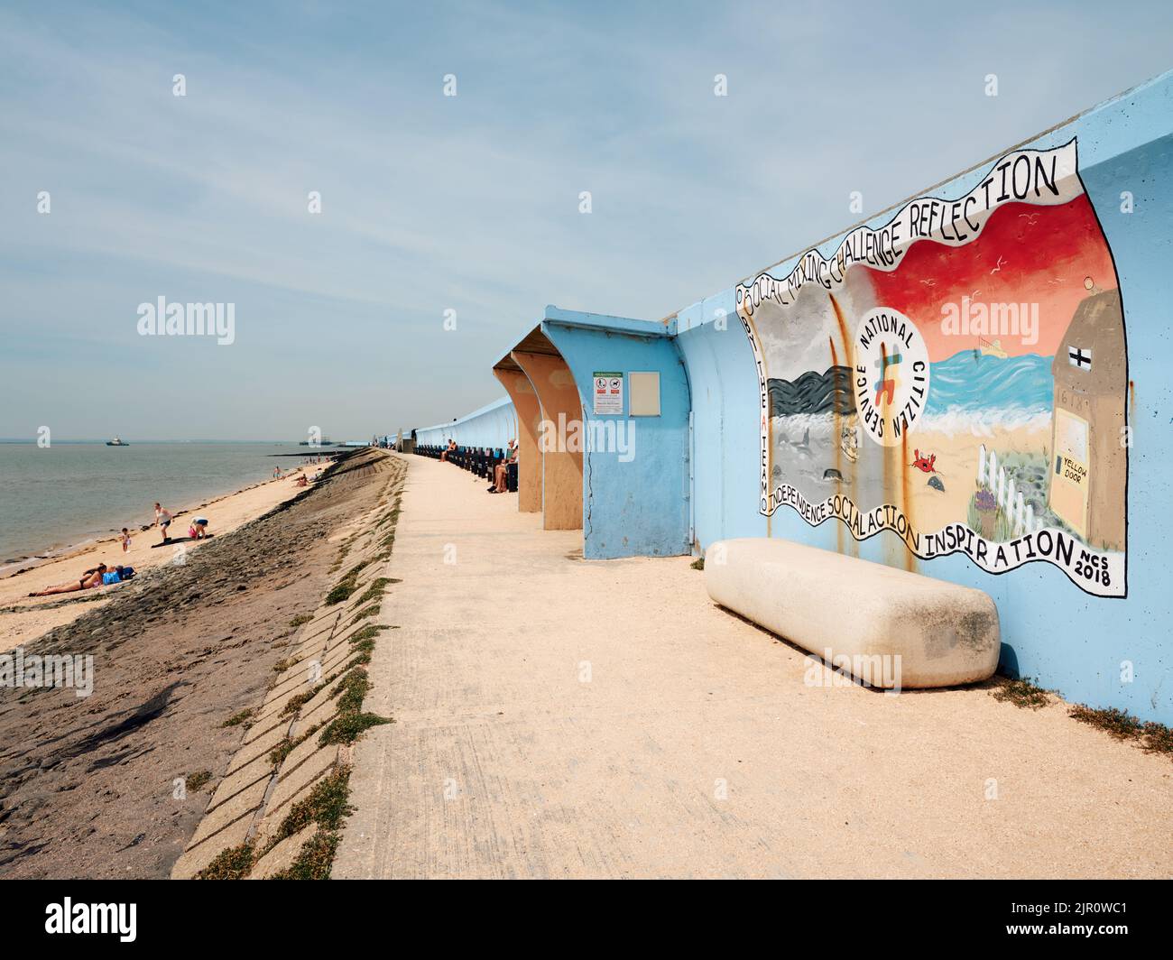 Canvey Island, Thames Estuary, Essex, England, Großbritannien Stockfoto
