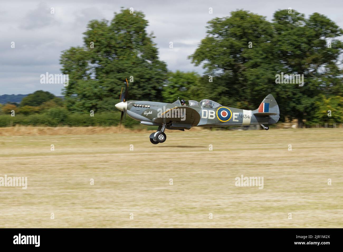 Spitfire Elizabeth - NH341 Stockfoto