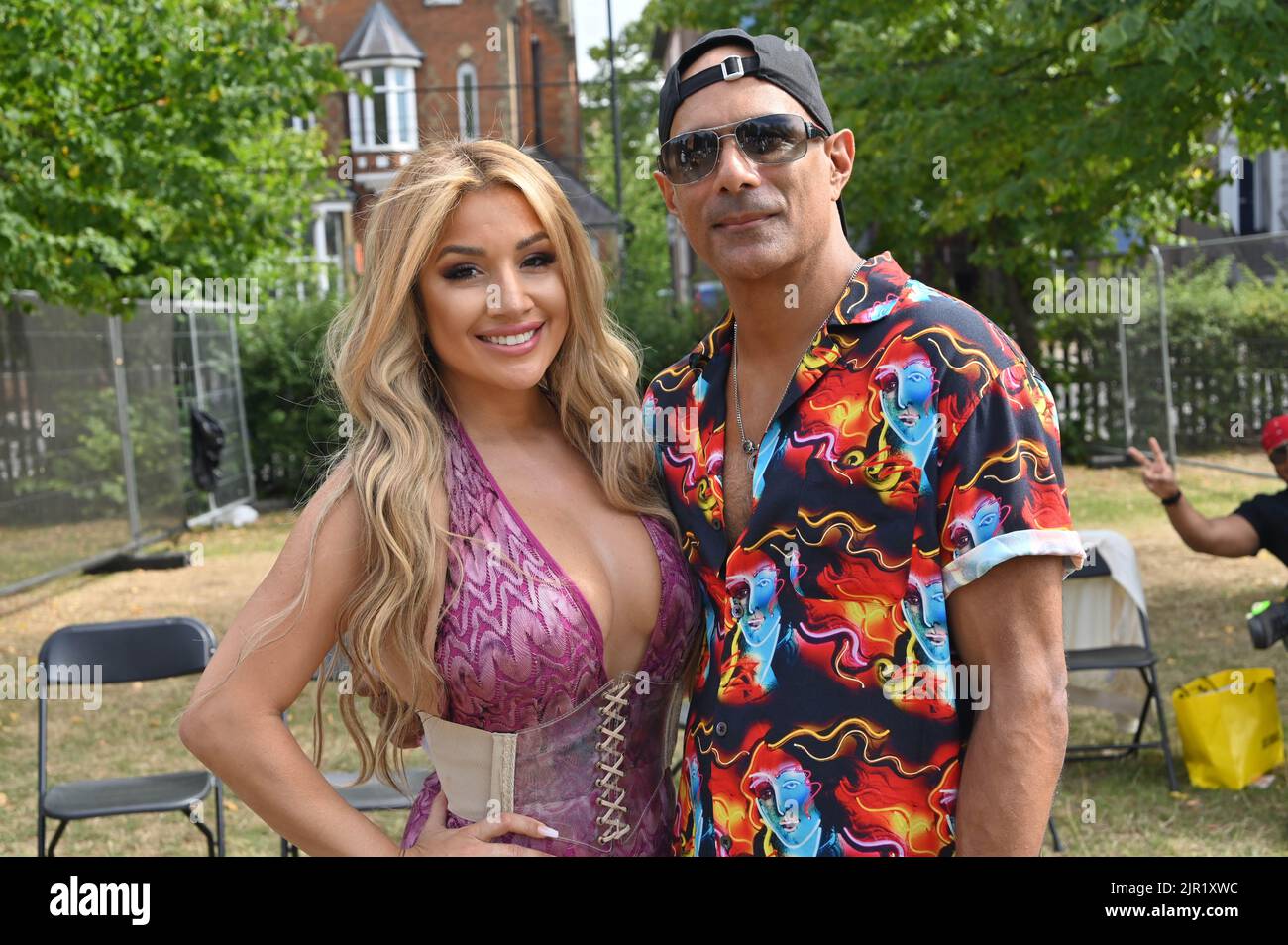 London, Großbritannien. 21. August 2022. Luisa Santiago tritt auf dem Day 2 - LatinoLife in the Park 22 im brasilianischen Bundesstaat Finsbury Park, London, Großbritannien, auf. 21. August 2022. Stockfoto