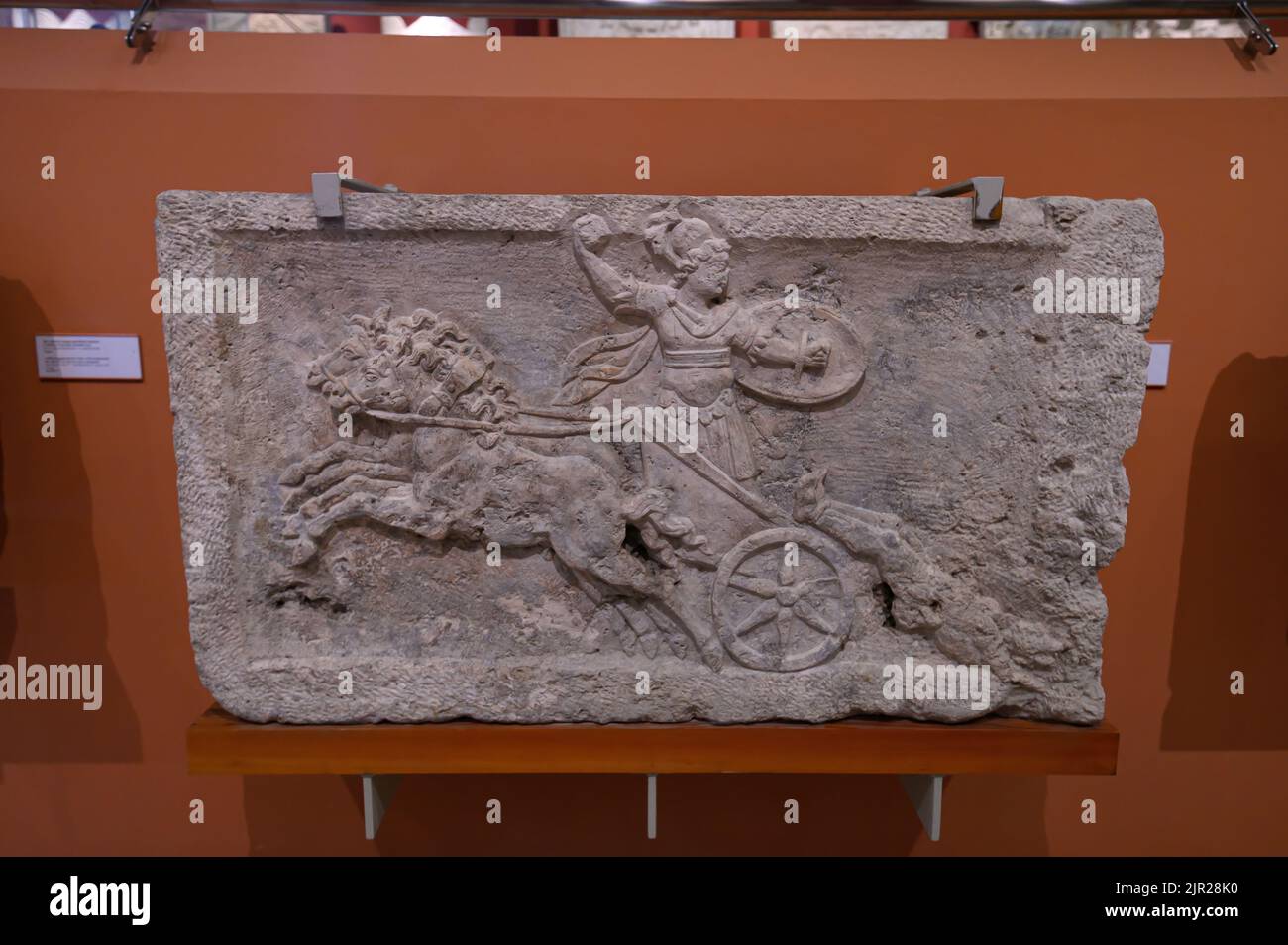 Budapest, Ungarn. Artefakte und Interieur des Ungarischen Nationalmuseums - Nationalmuseum für Geschichte, Kunst und Archäologie Stockfoto