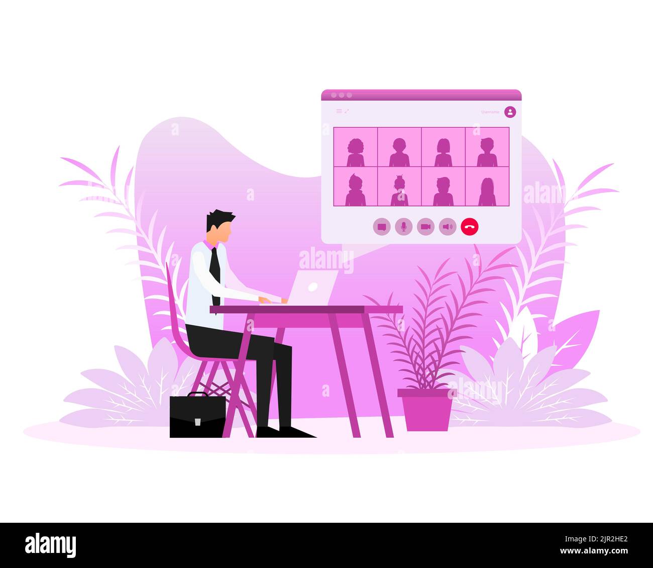 Flache Chat-Leute, tolles Design für jeden Zweck. Vektorgrafik Stock Vektor