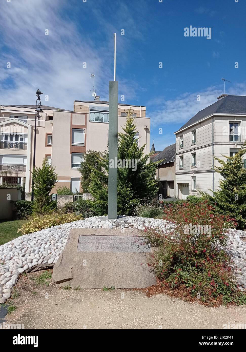 Monument à Châteauroux, Indre, Frankreich Stockfoto