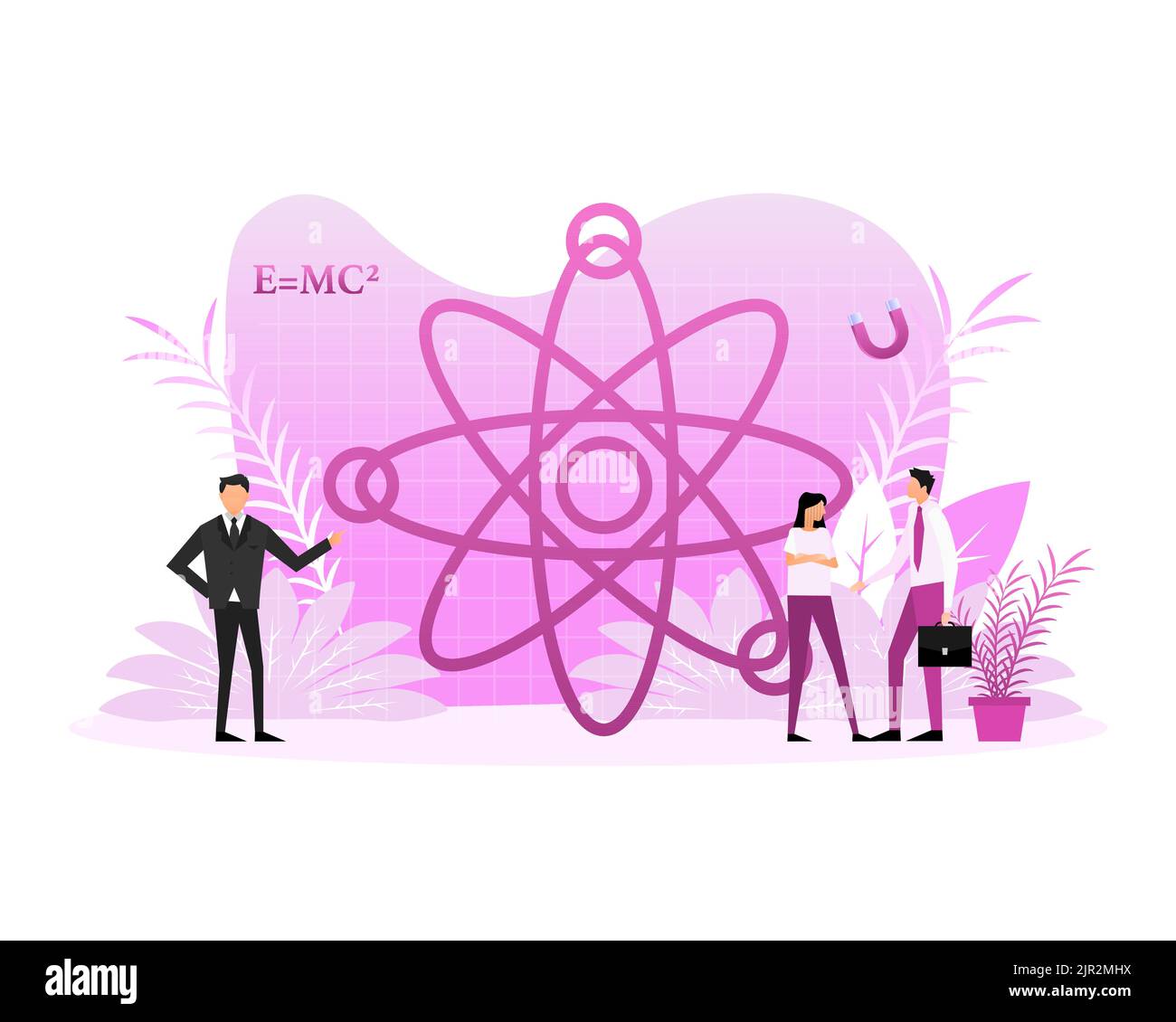 Formeln der mathematischen Theorie. Matheschulfach. Mathematik lernen, Idee. Stock Vektor