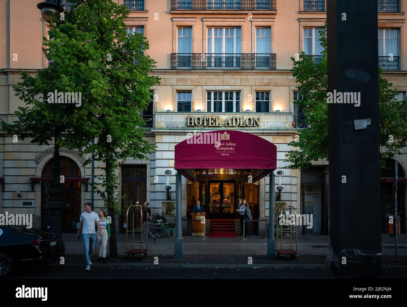 Hotel Adlon Berlin Stockfoto