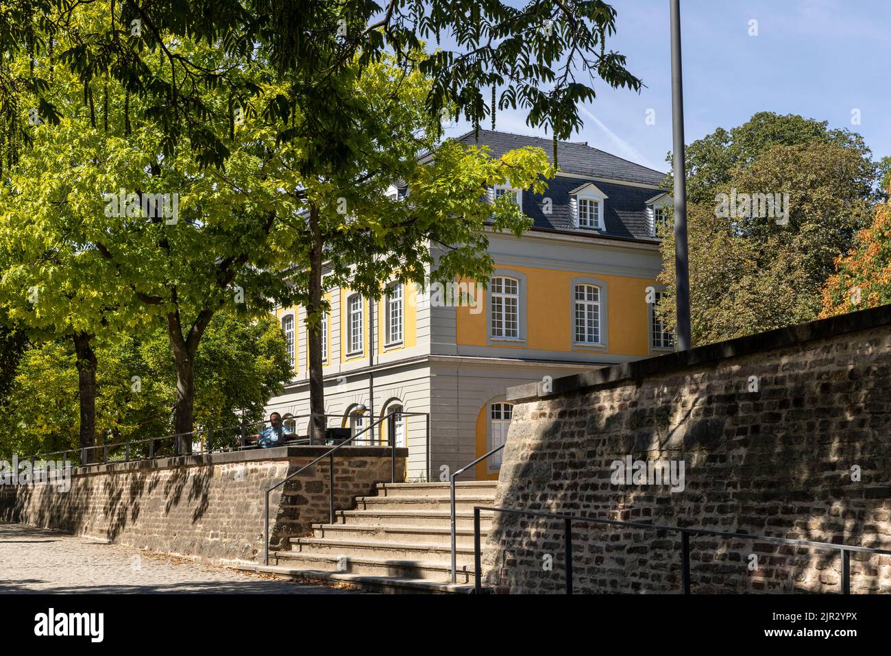 Gebäude der Universität Bonn an einem hellen Sommertag Stockfoto