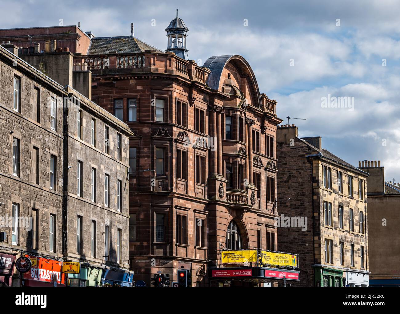 Außenansicht des King's Theatre während des Edinburgh International Festival 2022, Edinburgh, Schottland, Großbritannien Stockfoto