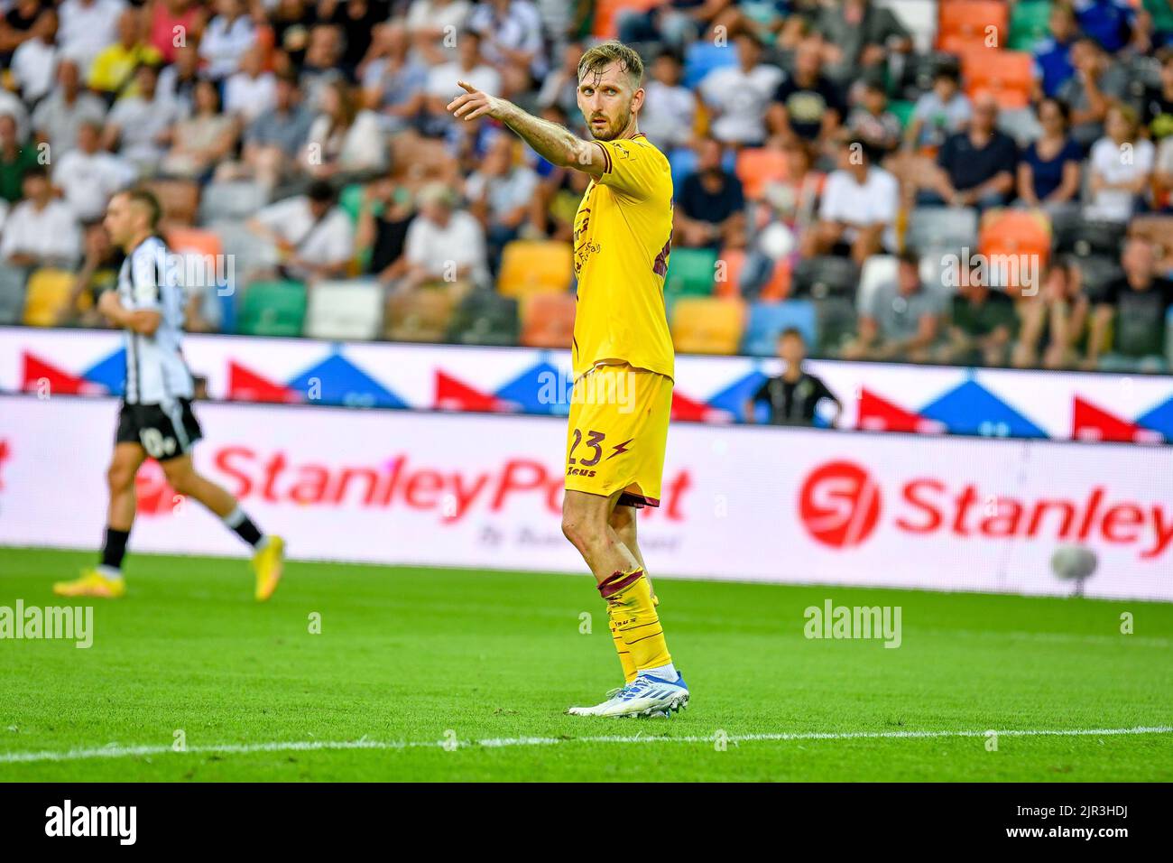 Udine, Italien. 20. August 2022. Salernitanas Robert Gyomber-Porträt während des Udinese Calcio vs US Salernitana, italienische Fußballserie Ein Spiel in Udine, Italien, August 20 2022 Quelle: Independent Photo Agency/Alamy Live News Stockfoto