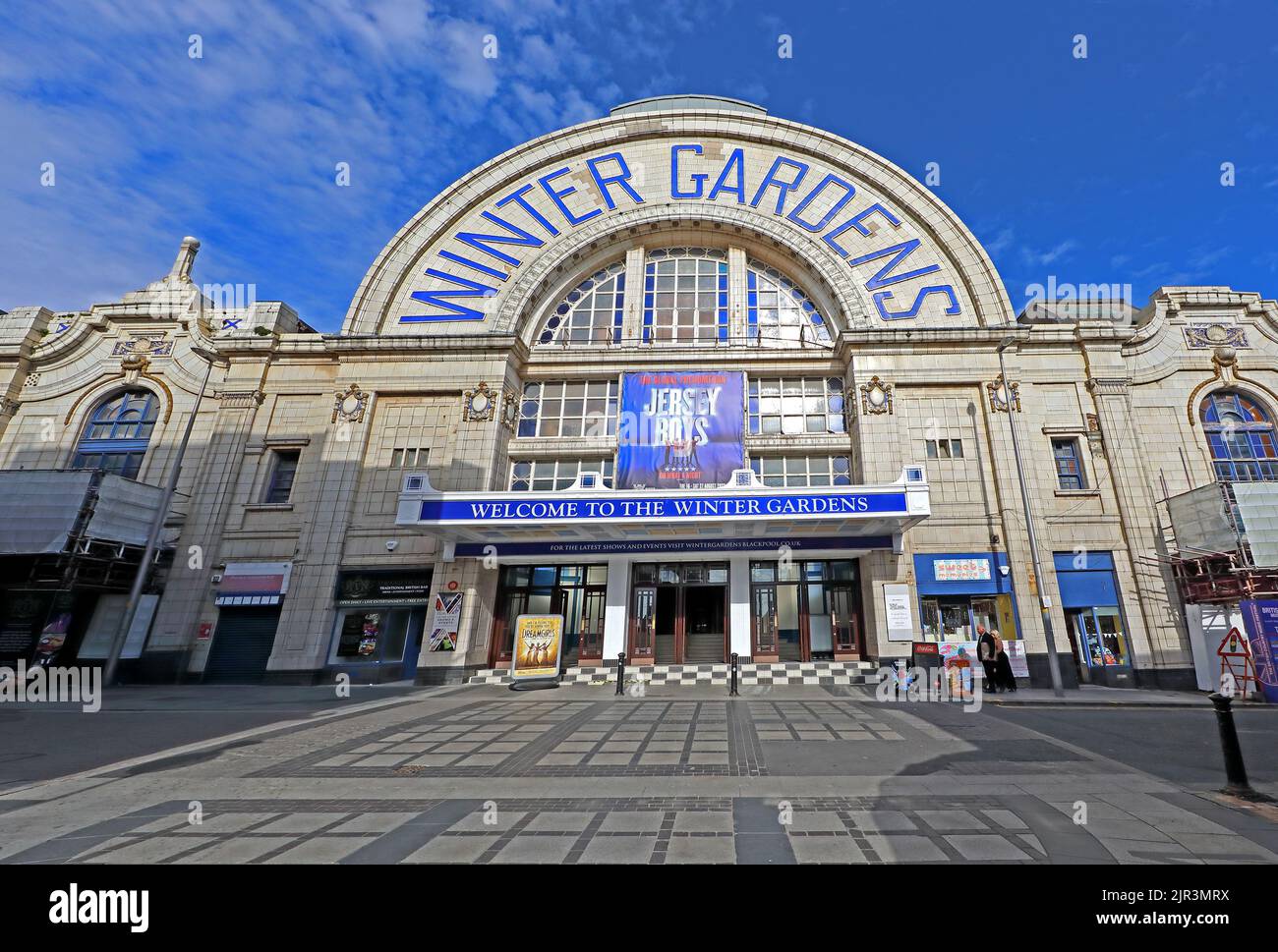 Blackpool Winter Gardens, 97 Church St, Blackpool, Lancashire, England, GB, FY1 1HL - AUSSENANSICHT Stockfoto