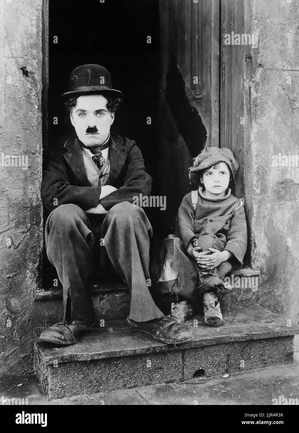 Werbefoto aus Charlie Chaplins Film „The Kid“ aus dem Jahr 1921