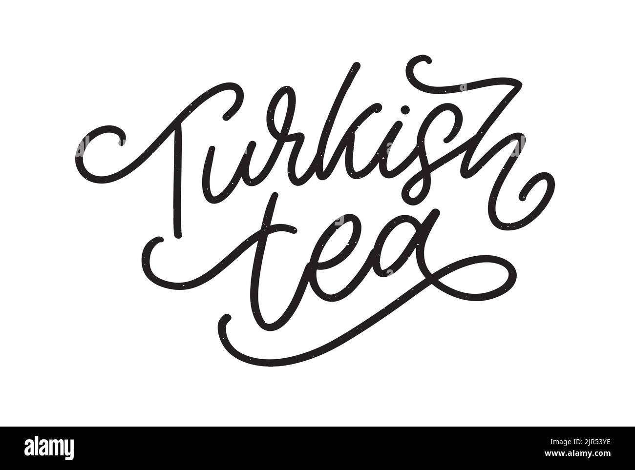 Türkische Traditionen der Teezeremonie. Teezeit. Dekorative Elemente für Ihr Design. Vektor-Illustration mit orientalischen Tasse Stock Vektor