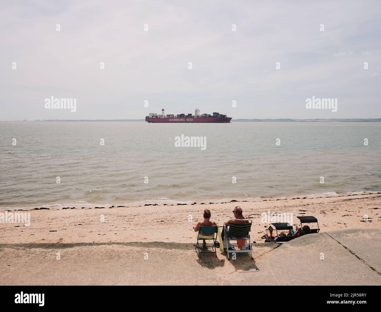 Canvey Island, Thames Estuary, Essex, England, Großbritannien Stockfoto