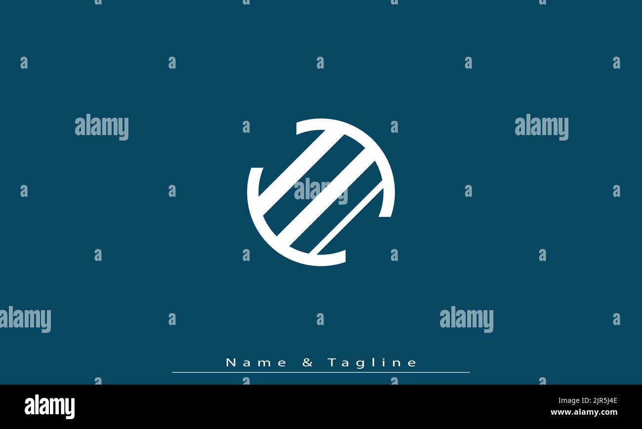 Alphabet Buchstaben Initialen Monogramm Logo IA , AI Stock Vektor