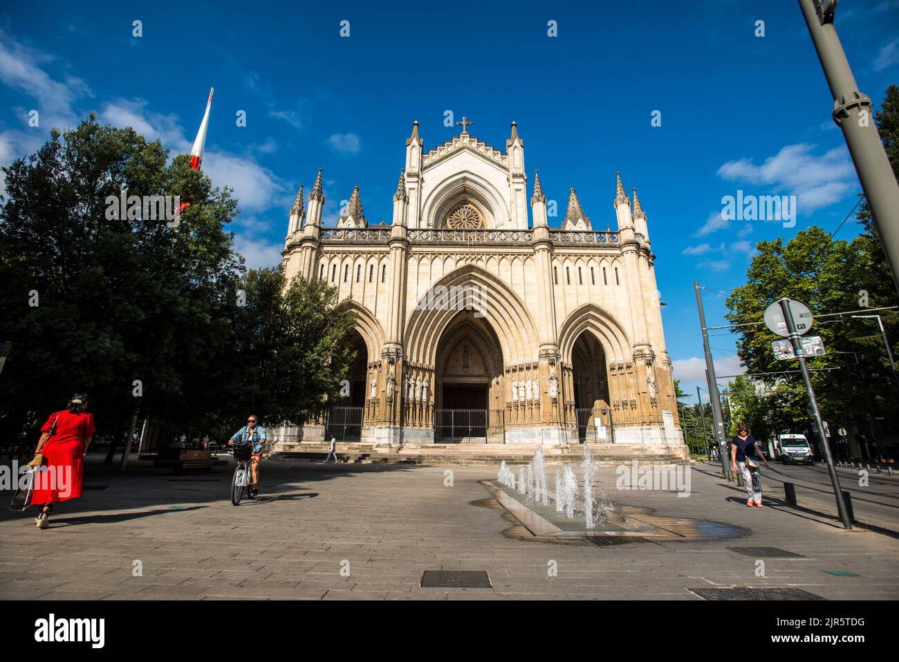 Neue Kathedrale, Vitoria, Baskenland Stockfoto