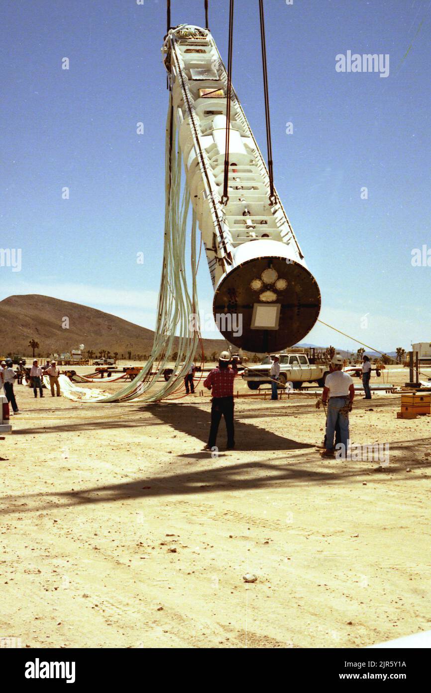 Nicht definiert. 1972 - 2012. Energieministerium. National Nuclear Security Administration. Fotos im Zusammenhang mit Atomwaffentests auf dem Testgelände in Nevada. Stockfoto