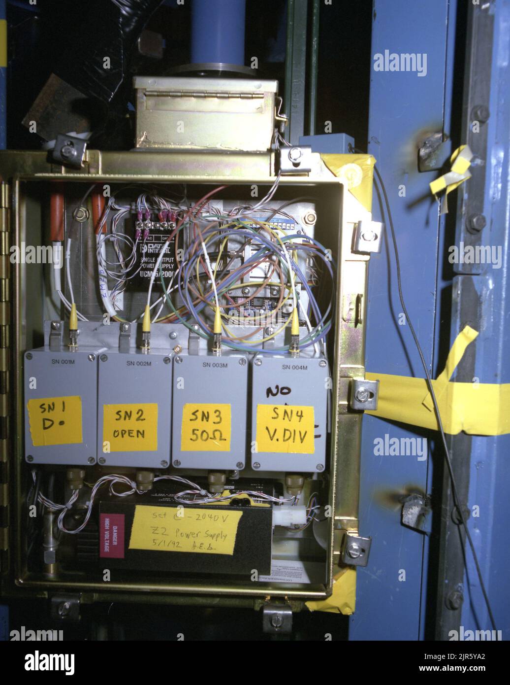 Nicht definiert. 1972 - 2012. Energieministerium. National Nuclear Security Administration. Fotos im Zusammenhang mit Atomwaffentests auf dem Testgelände in Nevada. Stockfoto