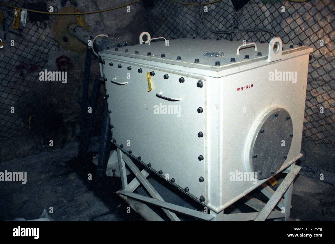 Nicht definiert. 1972 - 2012. Energieministerium. National Nuclear Security Administration. Fotos im Zusammenhang mit Atomwaffentests auf dem Testgelände in Nevada. Stockfoto