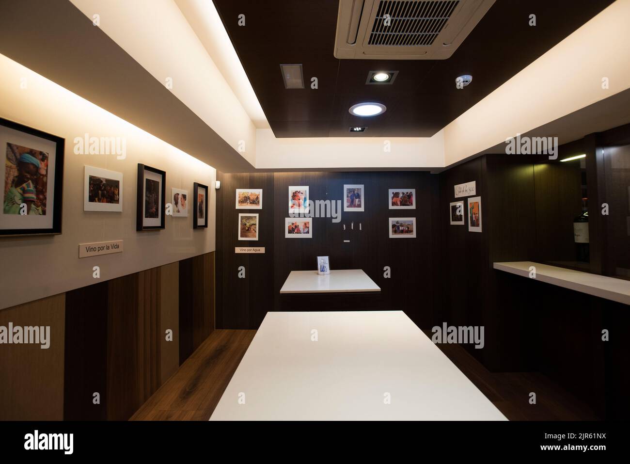 Besuch der Bodegas Muga in Haro, La Rja Stockfoto