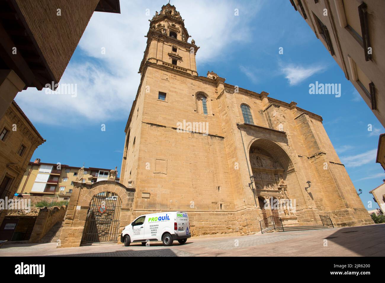 Kirche von Santo Tomas, Haro, La Rja, Baskenland Stockfoto