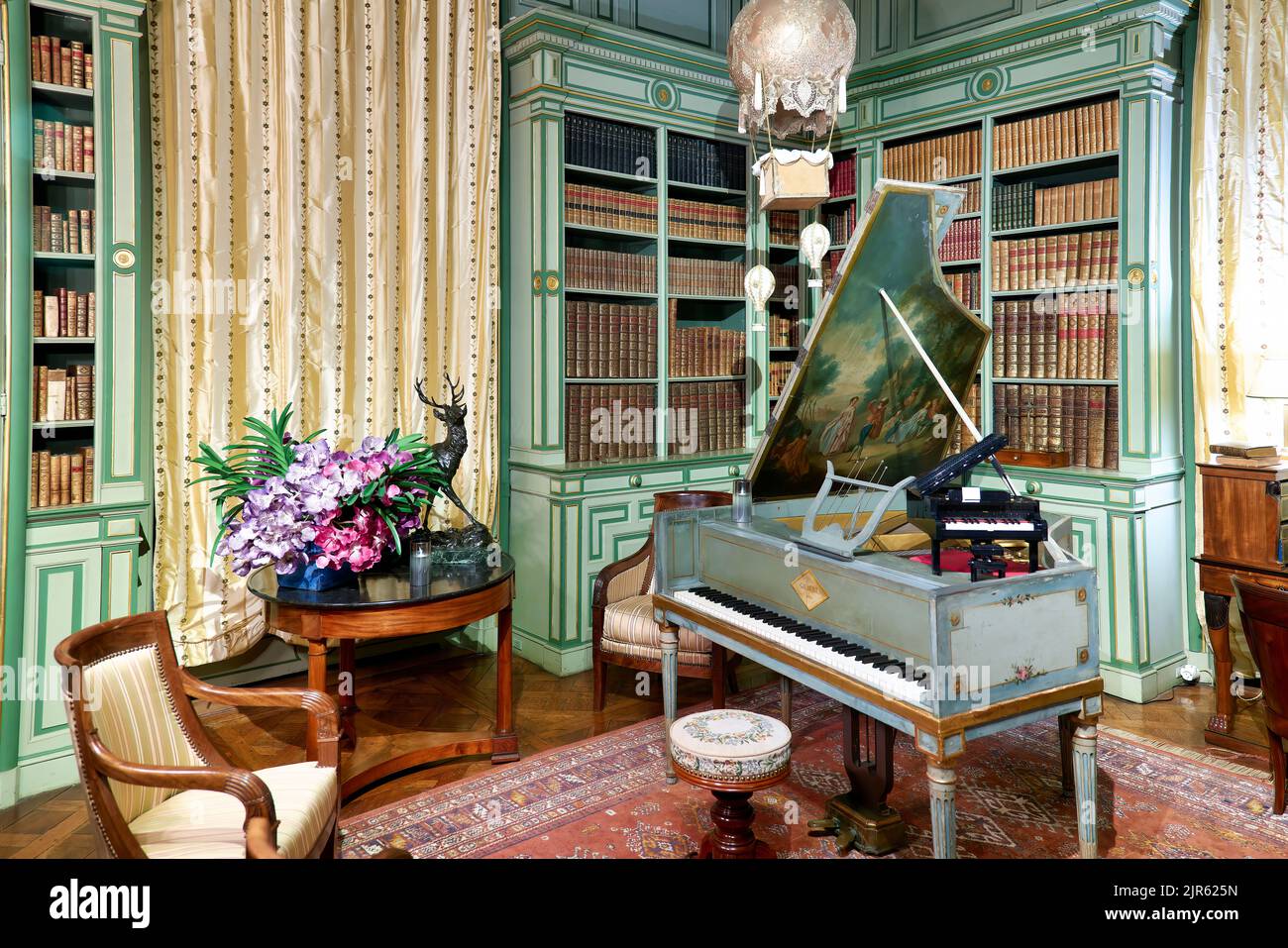 Chateau de Cheverny Frankreich. Schlösser des Loire-Tals Stockfoto